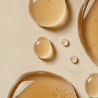Honey Drops — flat oil brushstroke detail, canvas texture